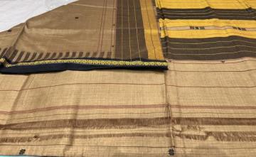 Beautiful cotton Siminoi saree without blouse piece