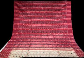 Turtle and buti motifs Hazarbuti Tussar silk saree with blouse piece