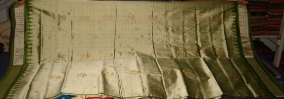 Orissa handloom Doll design Bomkai saree