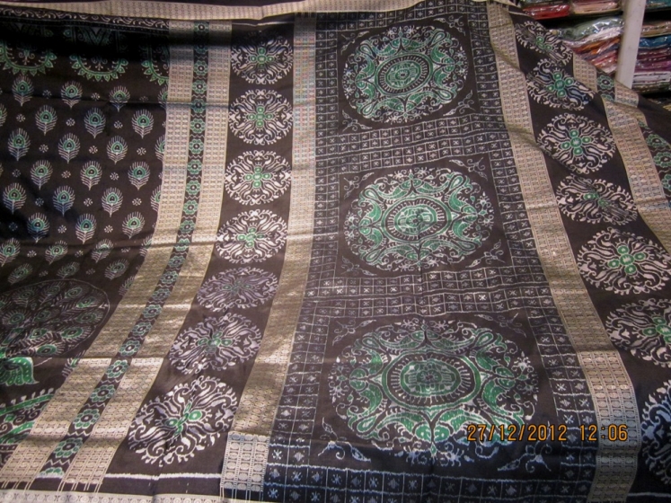 Odisha Handloom Beautiful Peacock Ikat work Saree Sari