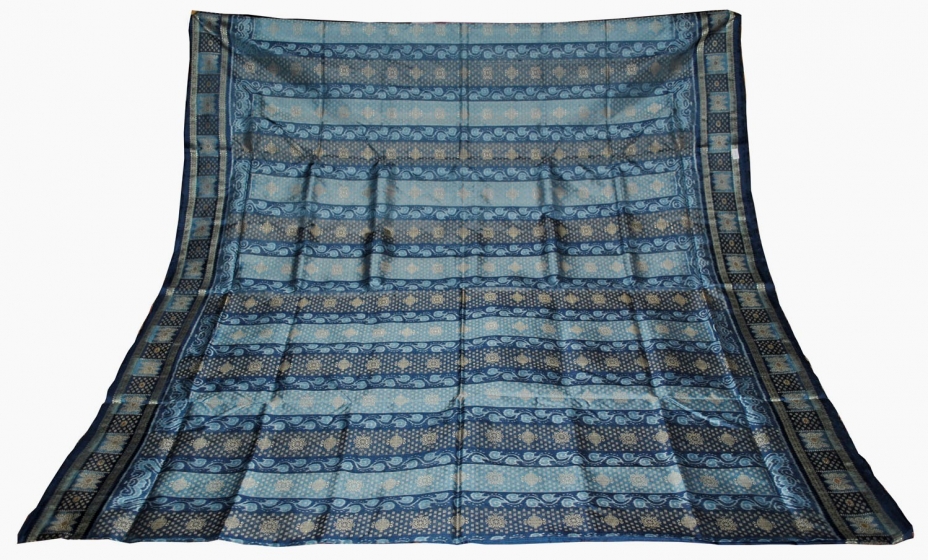 Gorgeous Ikat n Bomkai work all over Saree