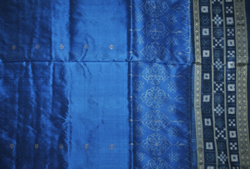 Peacock Design Aanchal Pasapalli Border Ikat Bomaki Saree