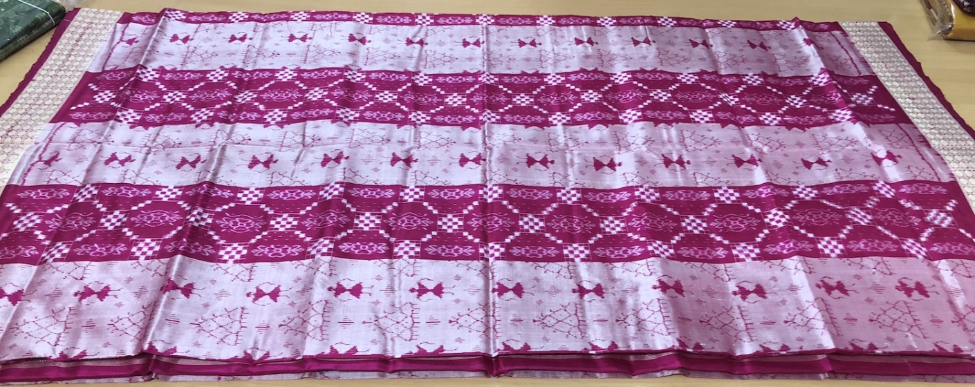 Exclusively Woven Beautiful Traditional Aanchal With Pasapalli n Tribal Motif Silk Saree with Blouse