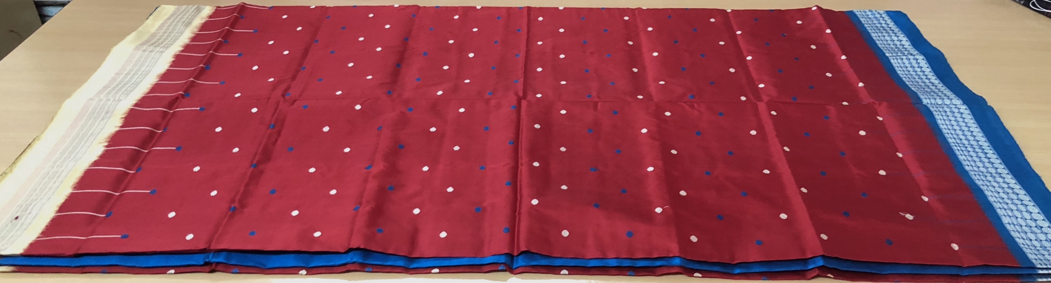 Exclusively Woven Ganga Jamuna Border Bomkai Silk Saree with Blouse Piece