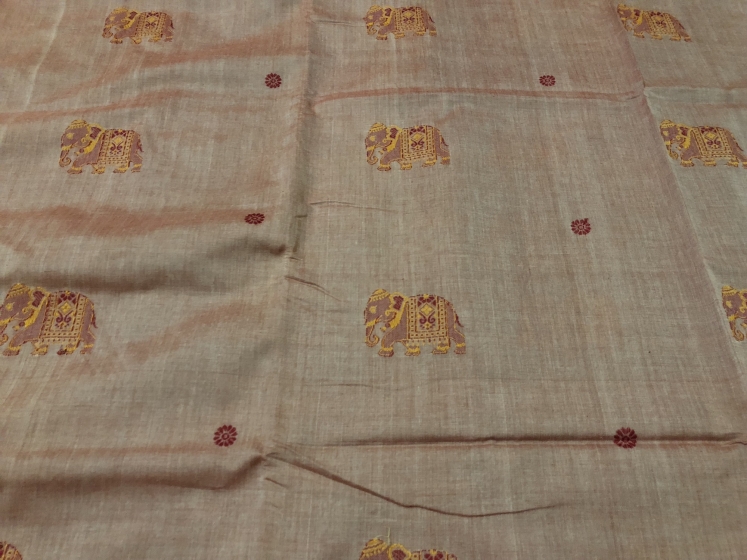 Exquisite Intricately Woven Master weaver s Cotton Bomkai Saree with Blouse Piece