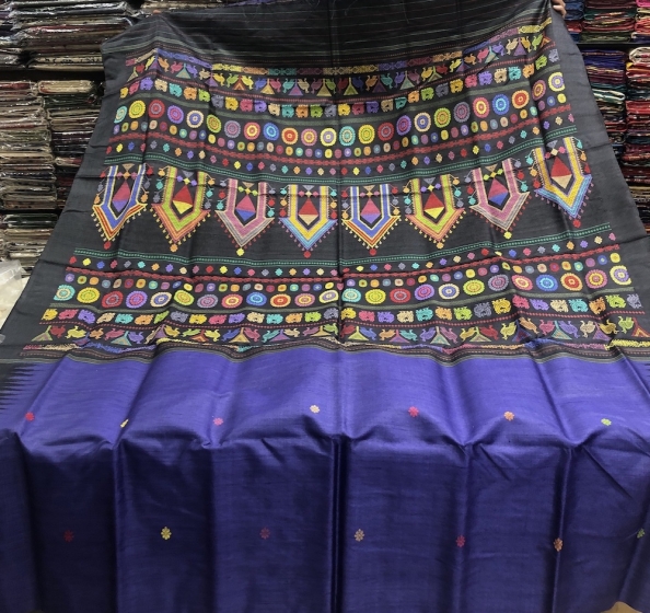 Exquisite Tasar Dolabedi Saree with Blouse Piece