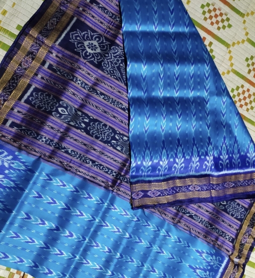 Traditional Ikat Weave Khandua Silk Saree without Blouse piece online ...